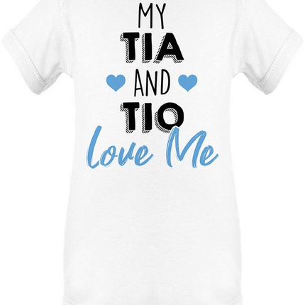 My Tia And Tio Love Me Baby's Bodysuit