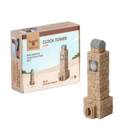 Mini Bricks Construction Set - Clock Tower