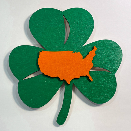 American 3D Irish Magnet