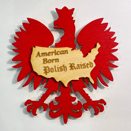 American Born 3D Polish Magnet