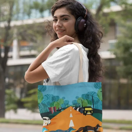 Abbey Road Foxes London Tote Bag