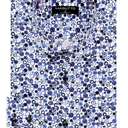 MASUTTO VIENNA/92 LONG SLEEVE BUTTON DOWN SHIRT