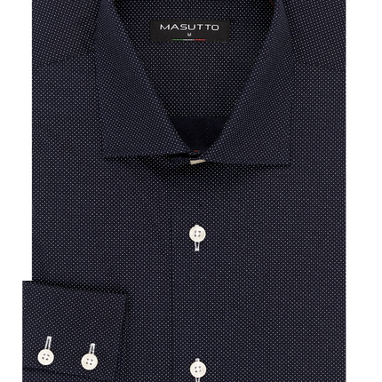 MASUTTO ARLO/92 LONG SLEEVE BUTTON DOWN SHIRT