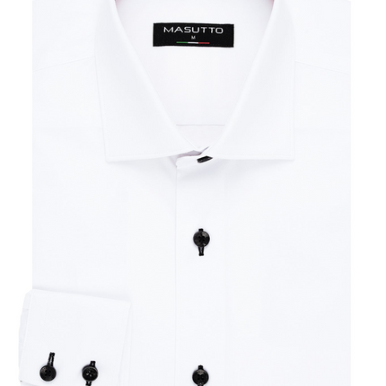 MASUTTO BALI/05 LONG SLEEVE BUTTON DOWN SHIRT