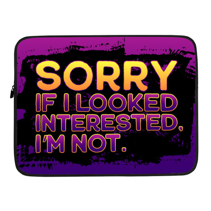 Sarcastic Dell 16" Sleeve - Graphic Laptop Sleeve - Funny Design Laptop Sleeve with Zipper
