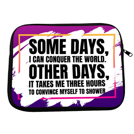 Funny Quote HP 16" Sleeve - Best Design Laptop Sleeve - Graphic Laptop Sleeve with Zipper