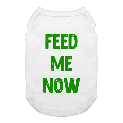 Feed Me Dog Tank - Cool Dog T-Shirt - Best Design Dog Clothing