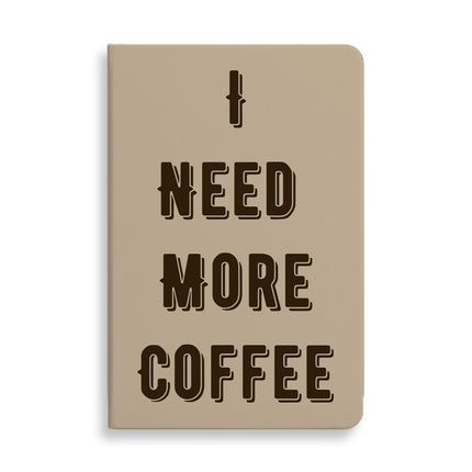 Coffee Themed Journal - Cute Quote Notebook - Cool Trendy Journal