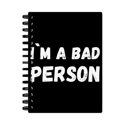 Sarcastic Spiral Notebook - Cool Notebook - Themed Notebook
