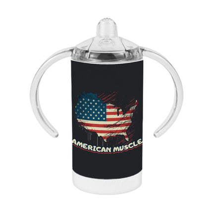 Patriotic Sippy Cup - USA Flag Baby Sippy Cup - Cool Sippy Cup