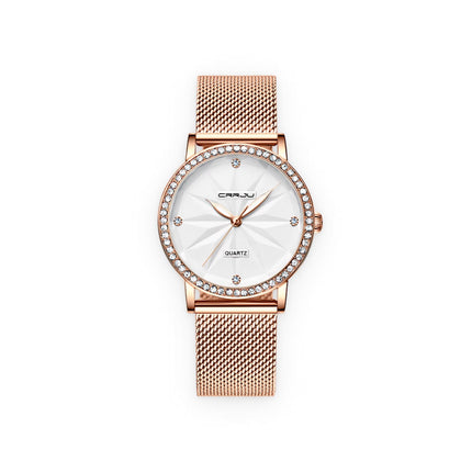 Gold Diamond Women’s Quartz Watch