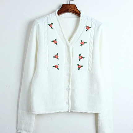 Women's Angora Wool Cardigan