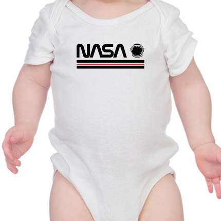 Nasa Helmet Banner Bodysuit -NASA Designs