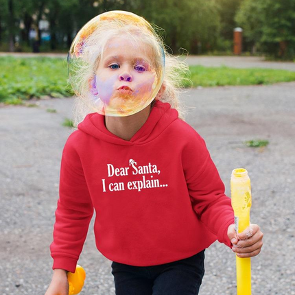 Dear Santa... Hoodie -SmartPrintsInk Designs