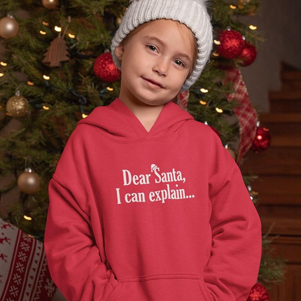 Dear Santa... Hoodie -SmartPrintsInk Designs