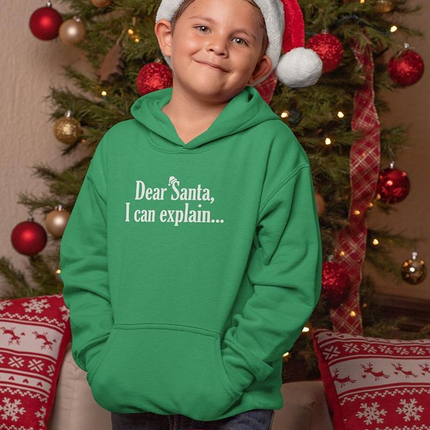 Dear Santa... Hoodie -SmartPrintsInk Designs
