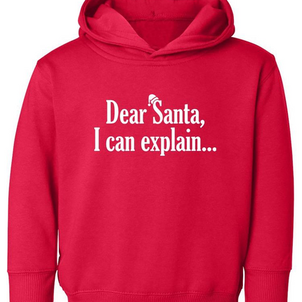 Dear Santa... Hoodie -SmartPrintsInk Designs