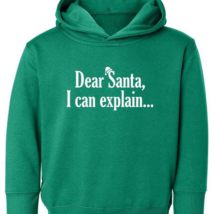Dear Santa... Hoodie -SmartPrintsInk Designs