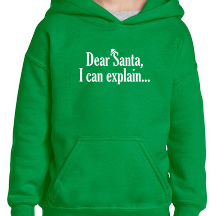 Dear Santa... Hoodie -SmartPrintsInk Designs