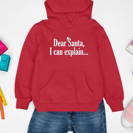 Dear Santa... Hoodie -SmartPrintsInk Designs