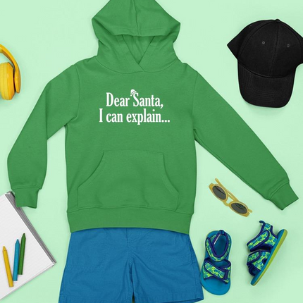 Dear Santa... Hoodie -SmartPrintsInk Designs