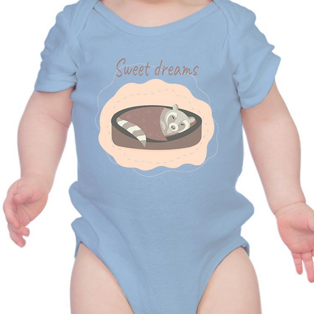 Raccoon Having Dreams Bodysuit -Image by Shutterstock
