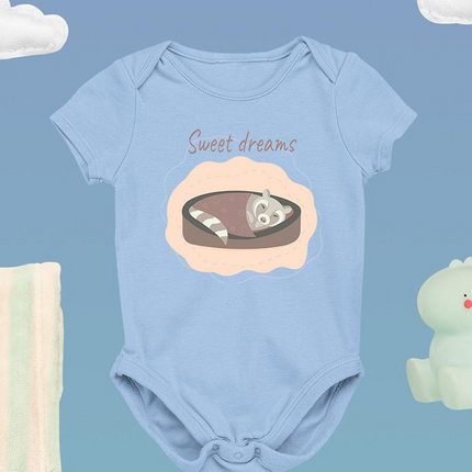 Raccoon Having Dreams Bodysuit -Image by Shutterstock