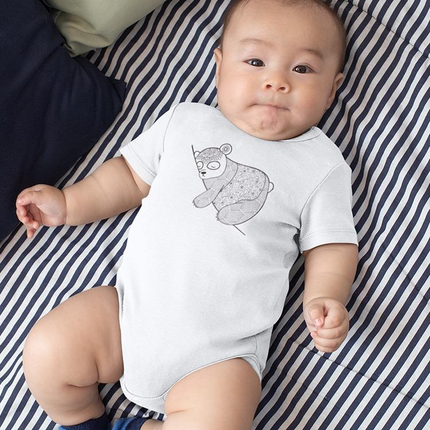 Cute Pattern Panda Bodysuit -Image by Shutterstock