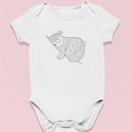 Cute Pattern Panda Bodysuit -Image by Shutterstock
