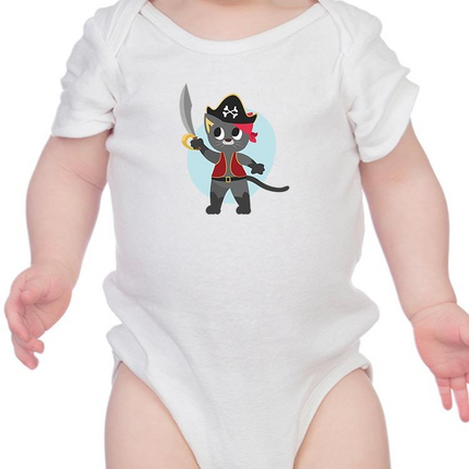 Pirate Kitten Bodysuit -Image by Shutterstock