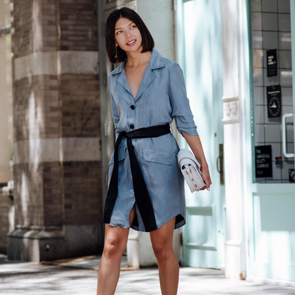 Cielo Blue Blazer Dress