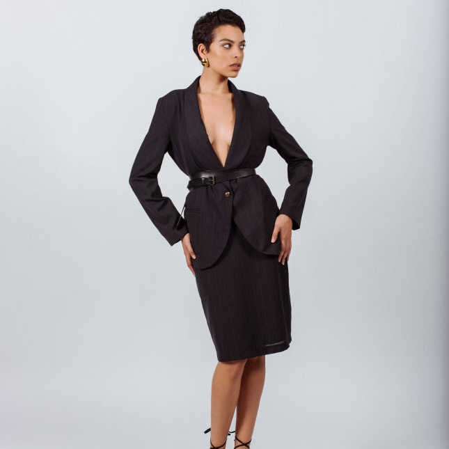 Wool Pencil Skirt