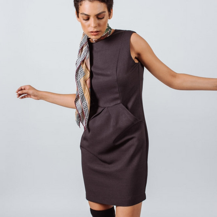 Luxe Wool Mini Dress