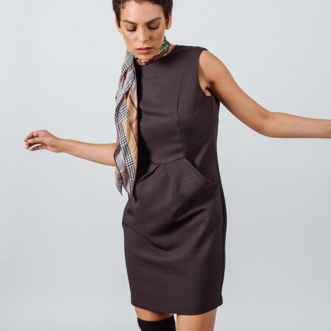 Luxe Wool Mini Dress