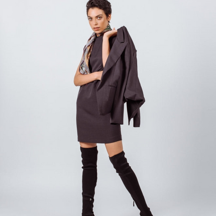 Luxe Wool Mini Dress