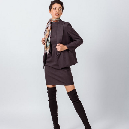 Luxe Wool Mini Dress