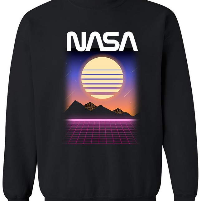 Nasa 80S Style Sweatshirt Women's -NASA Designs