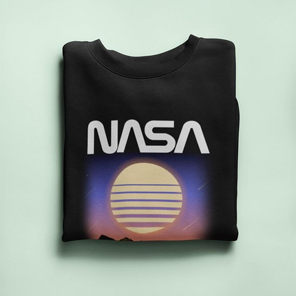 Nasa 80S Style Sweatshirt Women's -NASA Designs
