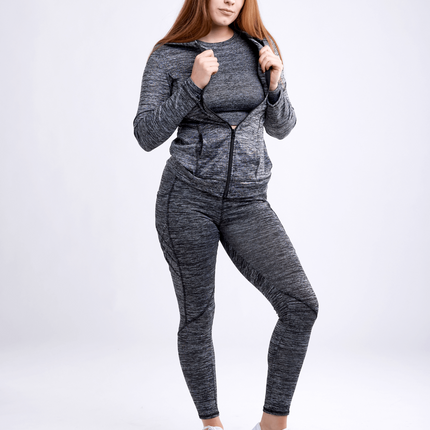 High-Waisted Criss-Cross Training Leggings with Hip Pockets