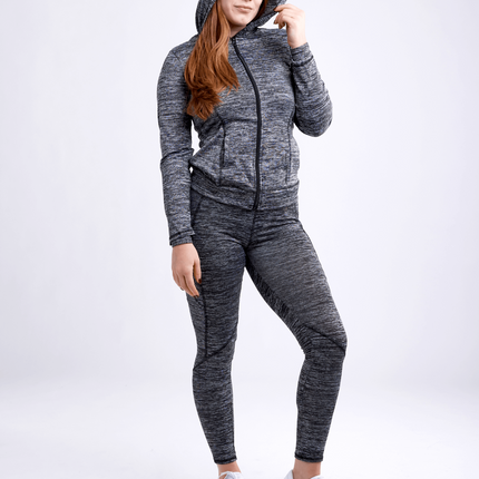 High-Waisted Criss-Cross Training Leggings with Hip Pockets