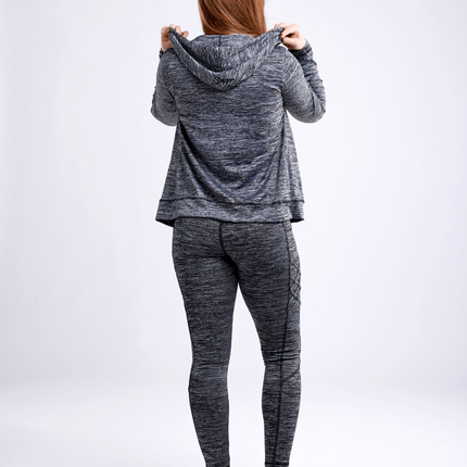High-Waisted Criss-Cross Training Leggings with Hip Pockets