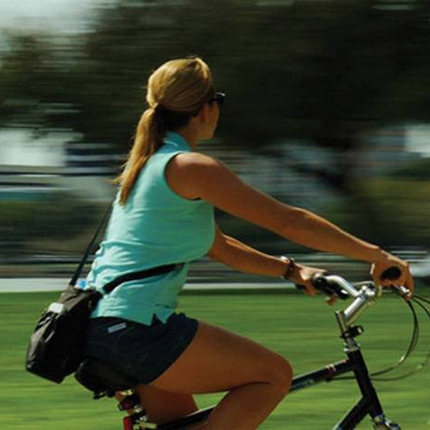 The Go Caddy Water Bottle Holder ~  cylindrical tote bag ~ fits bottles up to 1.5 liter
