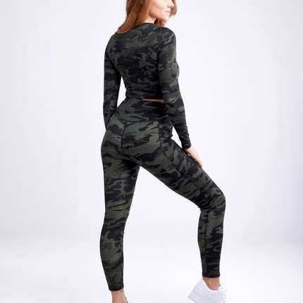 Long-Sleeve Crop Top