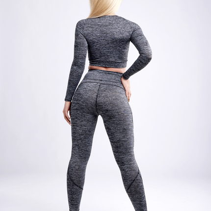Long-Sleeve Crop Top
