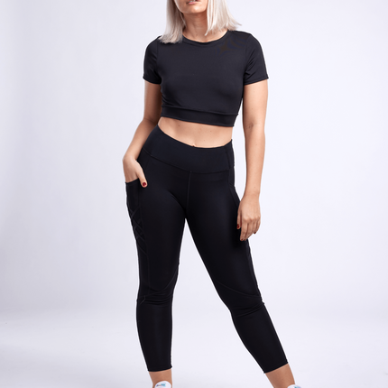 Short-Sleeve Crop Top