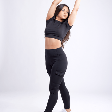 Short-Sleeve Crop Top