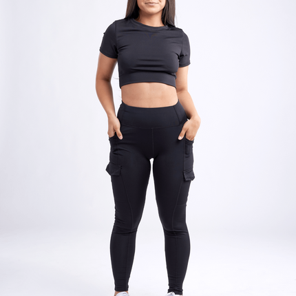 Short-Sleeve Crop Top