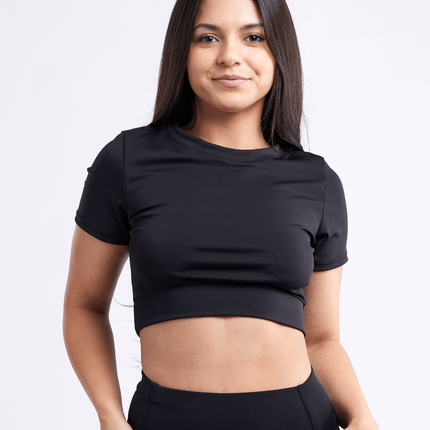 Short-Sleeve Crop Top