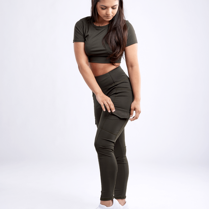 Short-Sleeve Crop Top