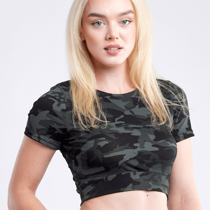 Short-Sleeve Crop Top